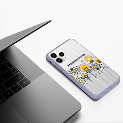 Чехол iPhone 11 Pro матовый Программирование 1, цвет: 3D-светло-сиреневый — фото 2