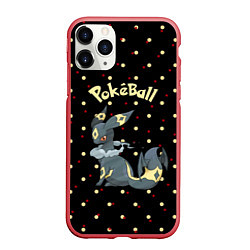 Чехол iPhone 11 Pro матовый Pokeball