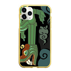 Чехол iPhone 11 Pro матовый Cs:go - Fire Serpent Огненный змей