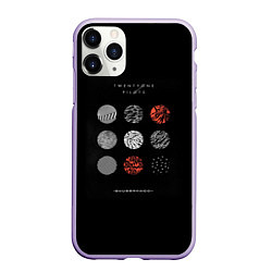 Чехол iPhone 11 Pro матовый Twenty one pilots: Blurrveace, цвет: 3D-светло-сиреневый