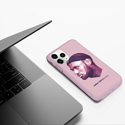 Чехол iPhone 11 Pro матовый LeBron James: Poly Violet, цвет: 3D-розовый — фото 2