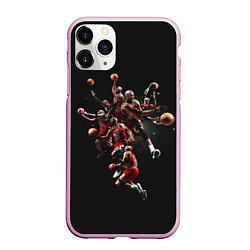 Чехол iPhone 11 Pro матовый Michael Jordan Style