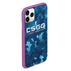 Чехол iPhone 11 Pro матовый Cs:go - Cobalt Disruption Ржавый кобальт, цвет: 3D-фиолетовый — фото 2