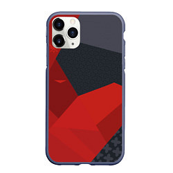 Чехол iPhone 11 Pro матовый CS:GO Evil Daimyo style, цвет: 3D-серый