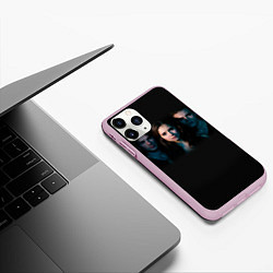 Чехол iPhone 11 Pro матовый Vampire Trio, цвет: 3D-розовый — фото 2