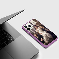 Чехол iPhone 11 Pro матовый Vampire Queen, цвет: 3D-фиолетовый — фото 2