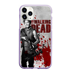 Чехол iPhone 11 Pro матовый Walking Dead: Deryl Dixon, цвет: 3D-светло-сиреневый