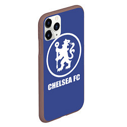 Чехол iPhone 11 Pro матовый Chelsea FC, цвет: 3D-коричневый — фото 2