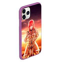 Чехол iPhone 11 Pro матовый Fairy Tail, цвет: 3D-фиолетовый — фото 2