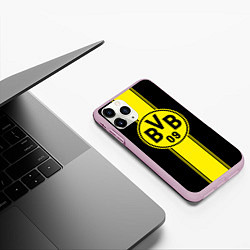 Чехол iPhone 11 Pro матовый BVB, цвет: 3D-розовый — фото 2