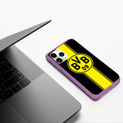 Чехол iPhone 11 Pro матовый BVB, цвет: 3D-фиолетовый — фото 2