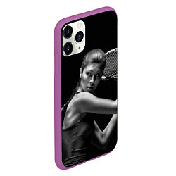 Чехол iPhone 11 Pro матовый Ответный удар, цвет: 3D-фиолетовый — фото 2