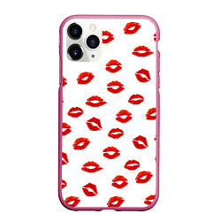 Чехол iPhone 11 Pro матовый Поцелуйчики