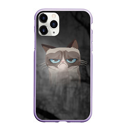 Чехол iPhone 11 Pro матовый Grumpy Cat