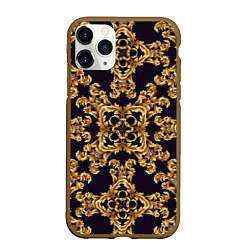 Чехол iPhone 11 Pro матовый Style, цвет: 3D-коричневый
