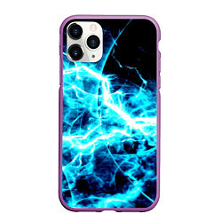 Чехол iPhone 11 Pro матовый Energy, цвет: 3D-фиолетовый