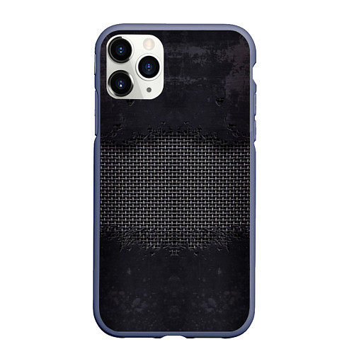 Чехол iPhone 11 Pro матовый Sci-Fi / 3D-Серый – фото 1