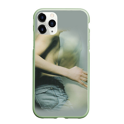 Чехол iPhone 11 Pro матовый Placebo Body / 3D-Салатовый – фото 1