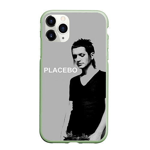 Чехол iPhone 11 Pro матовый Placebo / 3D-Салатовый – фото 1