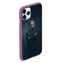 Чехол iPhone 11 Pro матовый Доктор в рубашке, цвет: 3D-фиолетовый — фото 2