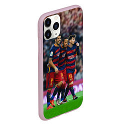 Чехол iPhone 11 Pro матовый Barcelona5, цвет: 3D-розовый — фото 2