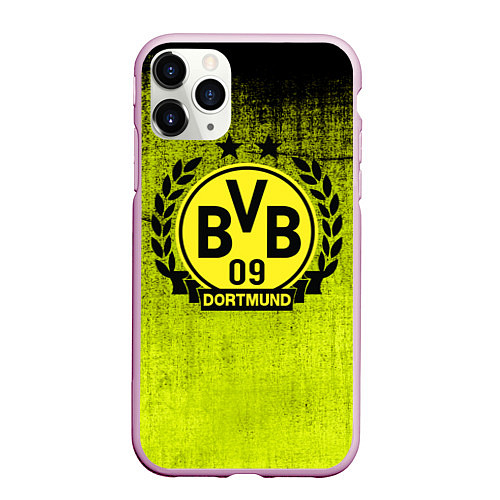 Чехол iPhone 11 Pro матовый Borussia5 / 3D-Розовый – фото 1