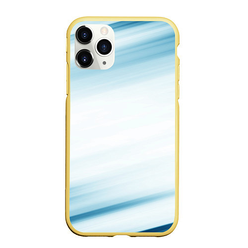 Чехол iPhone 11 Pro матовый Абстракция / 3D-Желтый – фото 1