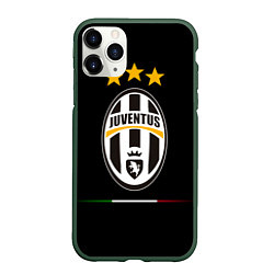 Чехол iPhone 11 Pro матовый Juventus: 3 stars