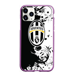 Чехол iPhone 11 Pro матовый Juventus4, цвет: 3D-фиолетовый