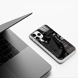Чехол iPhone 11 Pro матовый Эллиот в подземке, цвет: 3D-белый — фото 2