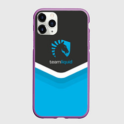 Чехол iPhone 11 Pro матовый Team Liquid Uniform, цвет: 3D-фиолетовый