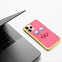 Чехол iPhone 11 Pro матовый Доктор Зойдберг, цвет: 3D-желтый — фото 2