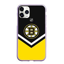 Чехол iPhone 11 Pro матовый NHL: Boston Bruins