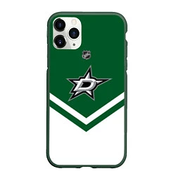 Чехол iPhone 11 Pro матовый NHL: Dallas Stars