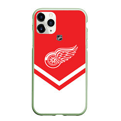 Чехол iPhone 11 Pro матовый NHL: Detroit Red Wings