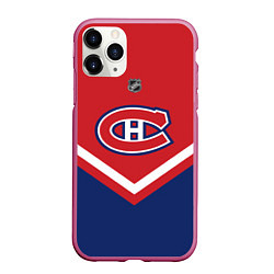 Чехол iPhone 11 Pro матовый NHL: Montreal Canadiens