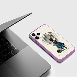 Чехол iPhone 11 Pro матовый Bring Me The Horizon, цвет: 3D-фиолетовый — фото 2