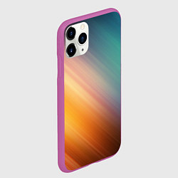 Чехол iPhone 11 Pro матовый Стильный окрас, цвет: 3D-фиолетовый — фото 2