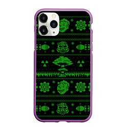 Чехол iPhone 11 Pro матовый Ядерная зима, цвет: 3D-фиолетовый