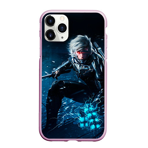 Чехол iPhone 11 Pro матовый Metal gear solid 4 / 3D-Розовый – фото 1