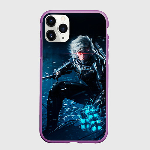 Чехол iPhone 11 Pro матовый Metal gear solid 4 / 3D-Фиолетовый – фото 1