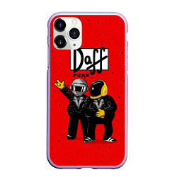 Чехол iPhone 11 Pro матовый Daff Punk
