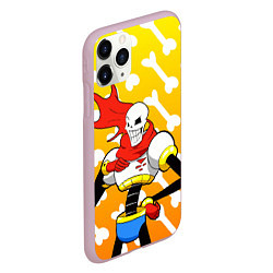 Чехол iPhone 11 Pro матовый Papyrus, цвет: 3D-розовый — фото 2