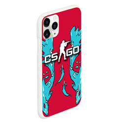 Чехол iPhone 11 Pro матовый CS:GO Spirit of Water, цвет: 3D-белый — фото 2