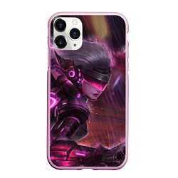 Чехол iPhone 11 Pro матовый Pink, цвет: 3D-розовый