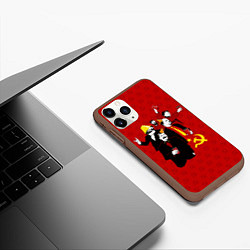 Чехол iPhone 11 Pro матовый Communist Party, цвет: 3D-коричневый — фото 2