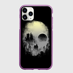 Чехол iPhone 11 Pro матовый Мертвый туман, цвет: 3D-фиолетовый