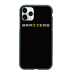 Чехол iPhone 11 Pro матовый Brazzers, цвет: 3D-темно-зеленый