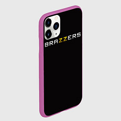 Чехол iPhone 11 Pro матовый Brazzers, цвет: 3D-фиолетовый — фото 2