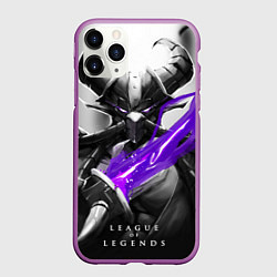Чехол iPhone 11 Pro матовый Kassadin, цвет: 3D-фиолетовый